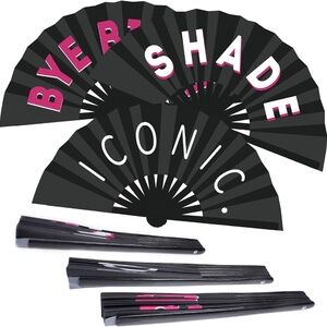 Large Handheld Folding Fan with Sayings